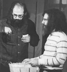 Allen Ginsberg & Jerry Ruben Conspiracy Party NYC by David Marks