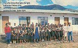 School that Sipho built
